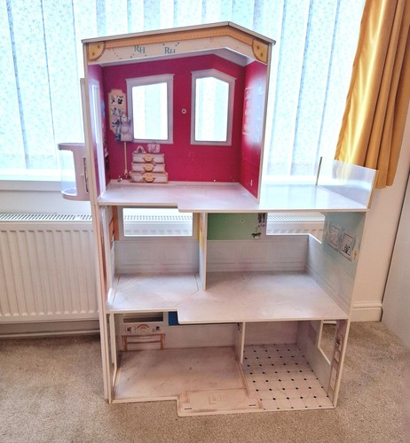 Rainbow high wooden doll house - doll,