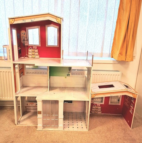 Rainbow high wooden - doll, house